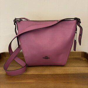 Coach Light Purple Leather Dufflette Shoulder Crossbody